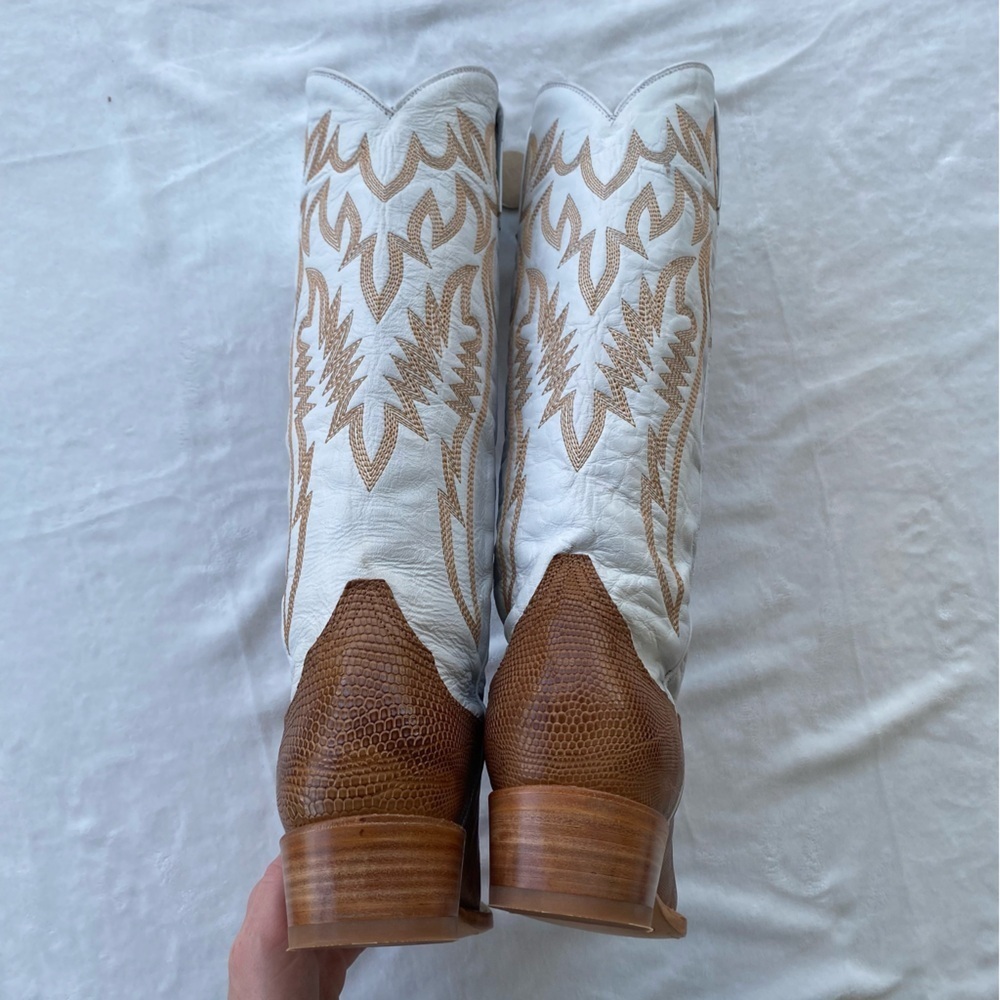 NWT Women's Stetson Toni Boots- Teju Lizard - Picture 4 of 12